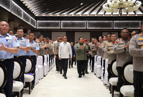 Presiden Jokowi: Prabowo Janji Percepat Proyek IKN dan Perlu Sinergi TNI-Polri