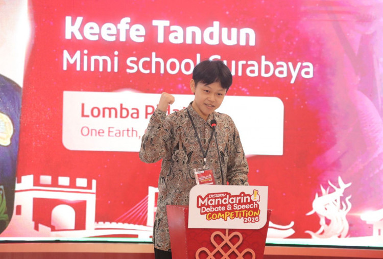 Hormat Keefe Tandun untuk Para Santri di Disway Mandarin Debate & Speech Competition 2026