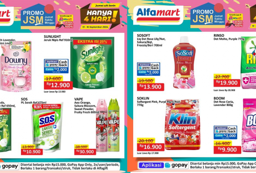 Katalog Promo JSM Alfamart Hari Ini 14 September 2024, Belanja Sabun Cuci Baju hanya Rp9 Ribu