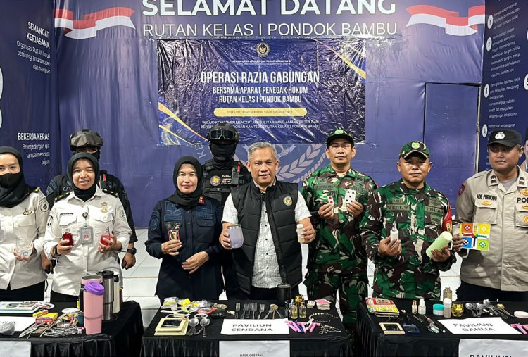  Razia Dadakan di Rutan Pondok Bambu, Petugas Ditjen PAS Temukan Ini