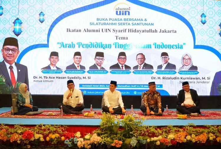 Bukber Bareng Alumni, Rektor UIN Jakarta Paparkan Tiga Fokus Utama Pengembangan Universitas
