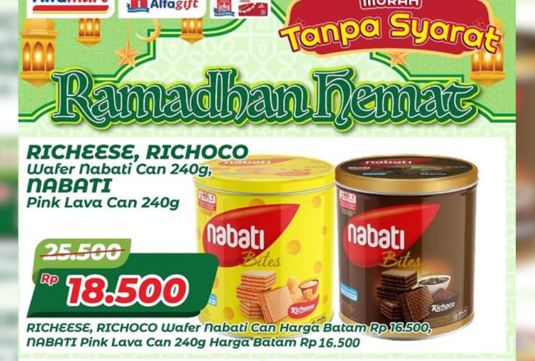 Katalog Promo JSM Alfamart Terbaru 1 Maret 2026 Spesial Ramadhan, Diskon Wafer Gery-Nabati Mulai Rp18 Ribuan