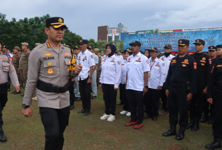 Polres Metro Tangerang Kota Kerahkan 419 Personel Gabungan Amankan Nataru 2025/2026