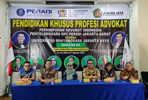 Peradi Sukses Gelar PKPA Angkatan ke-19, Dapat Apresiasi Wakil Rektor IV Ubhara 