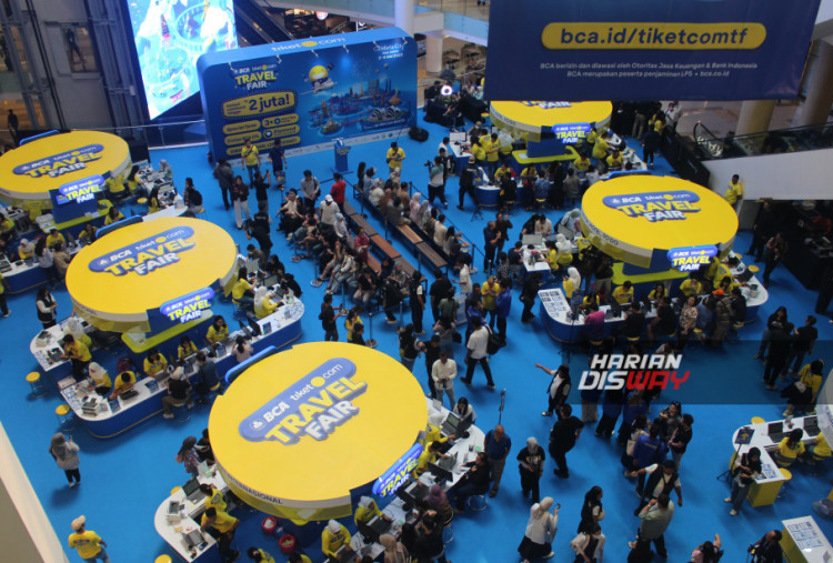 Antusiasme Tinggi Warnai Pembukaan BCA tiket.com Travel Fair 2025