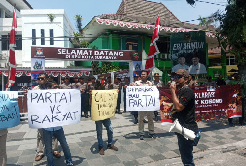 Ramai Gerakan Dukung Kotak Kosong di Pilwali Surabaya, Bawaslu: Bukan Kampanye Hitam Asal...