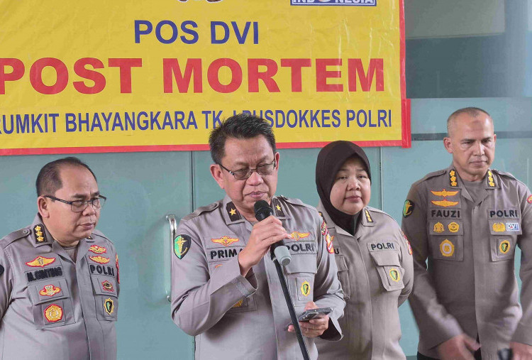 RS Polri Terima 10 Kantong Jenazah, 7 Keluarga Baru Melapor 