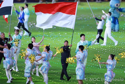 Indonesia Tutup Asian Games Hangzhou di Posisi 13, Menpora: 'Kita Evaluasi Menuju Olimpiade 2024 Paris'