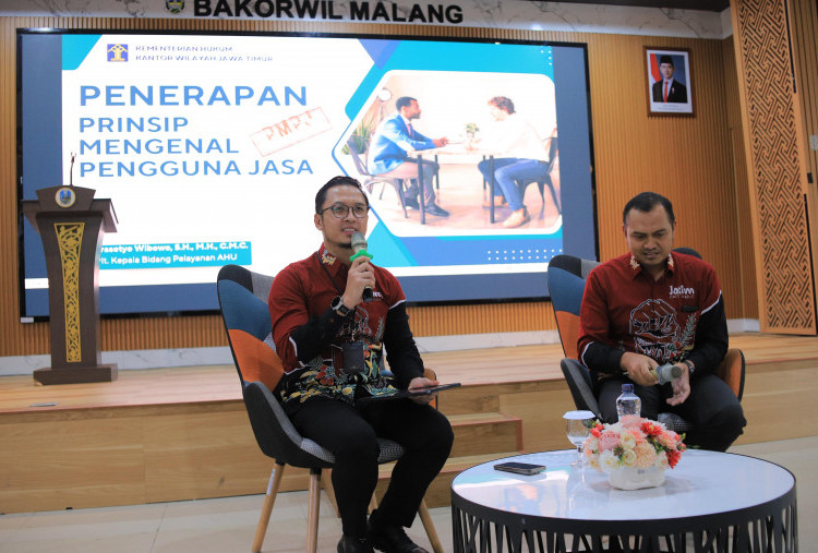 Kemenkum Jatim Tekan Percepatan Pelaporan Notaris di Korwil Malang