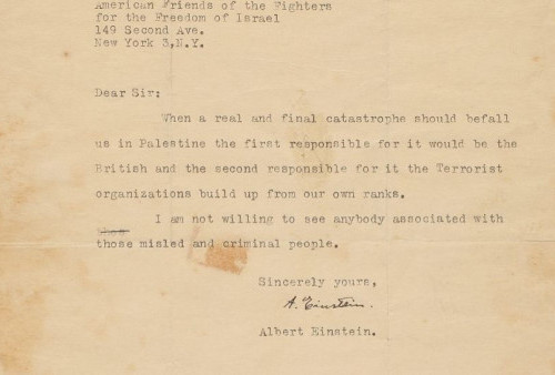 Einstein Pernah Tolak Berdirinya Israel, Bahkan Menyebutnya sebagai Sebuah Kehancuran