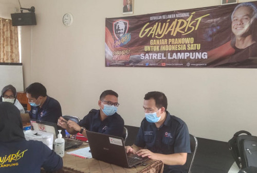 Trimedya Senggol Modal Relawan Ganjarist, Agus Firmansyah: Sini Datang ke Lampung Sekalian Bawa Auditor 