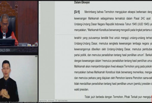 Tim Pembela Prabowo-Gibran Sebut Dalil THN Amin Tak Jelas dan Kabur, Saldi Isra: Tidak Beralasan Menurut Hukum