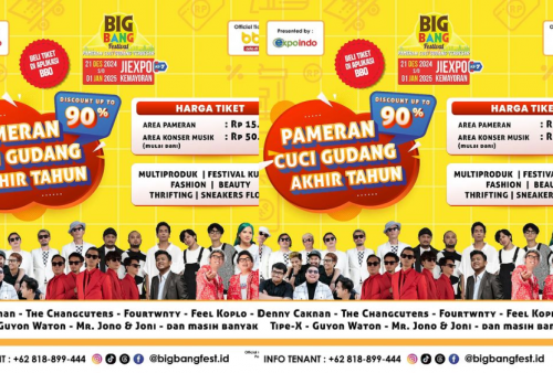 Big Bang Festival Digelar di JIExpo Kemayoran 21 Desember 2024-1 Januari 2025, Harga Tiket Mulai Rp15 Ribu