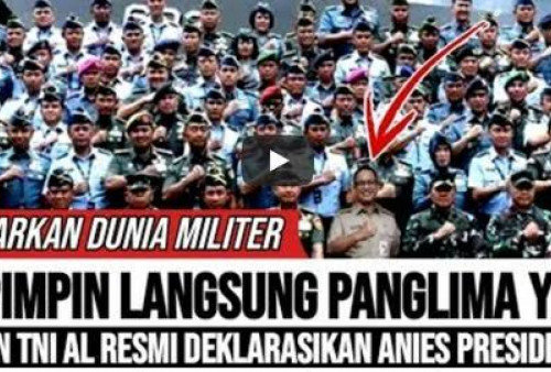 Nah Lho! Pemilik Akun YouTube Penyebar Hoax Panglima TNI Dukung Anies Baswedan Dipolisikan 