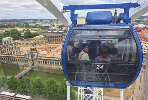 Europe Trip Sekeluarga ke Empat Negara (3); Berempat Naik Ferris Wheels 