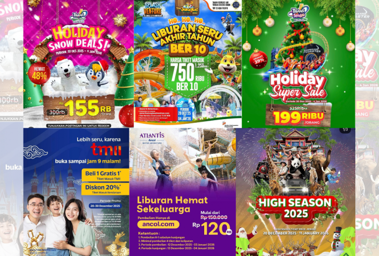 10 Promo Tempat Wisata di Jabodetabek Sambut Libur Nataru, Yuk Ajak Si Kecil Liburan!