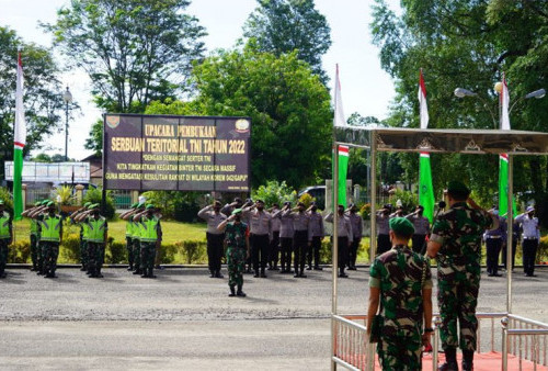 Danrem 042/Gapu Resmi Buka Serbuan Teritorial TNI di Wilayah Kodim 0416/ Bute