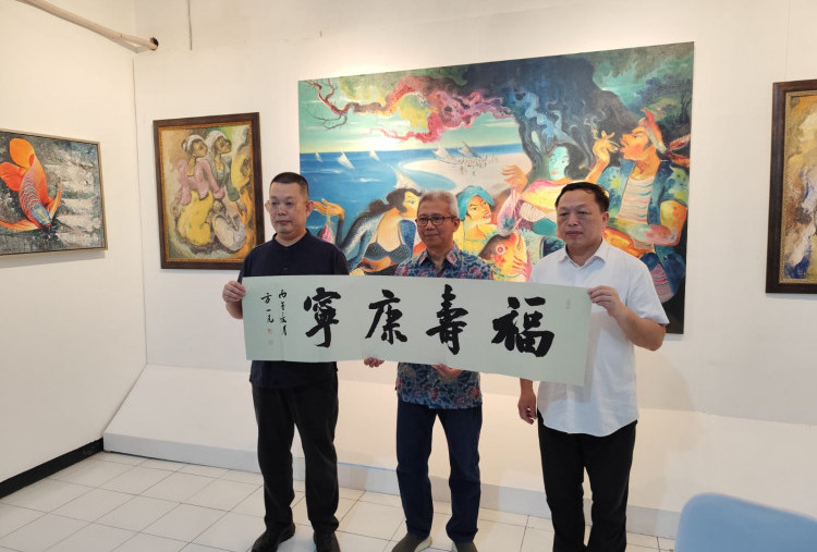 Komunitas Seni Rupa Bang Wetan Bersama Xiamen FLAC Dorong Seniman Lokal Mendunia
