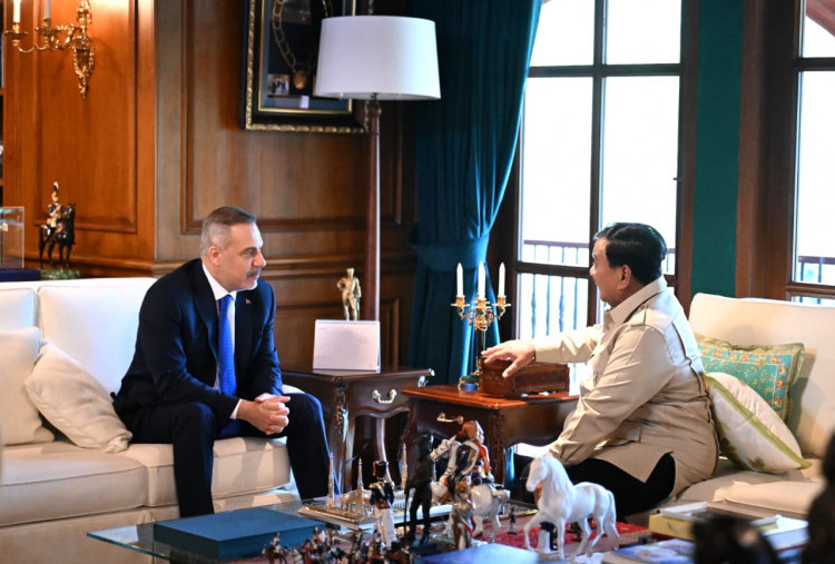 Presiden Prabowo Terima Menlu Türkiye Hakan Fidan di Hambalang, Bahas Palestina hingga Stabilitas Timteng