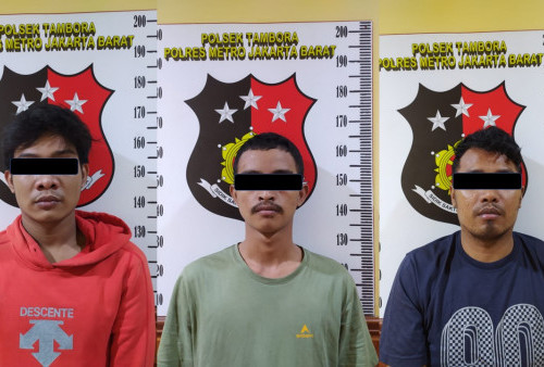 2 Bulan Buron, 3 Pencuri Motor Pak RT di Tambora Akhirnya Tertangkap