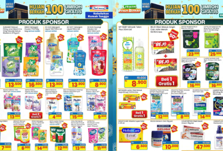 Kumpulan Promo Indomaret Terbaru Minggu ini 30 Maret-3 April 2026, Sabun Cuci Baju Rinso-DAIA Mulai Rp15 Ribu!