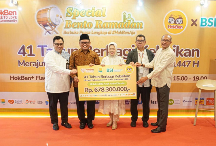 Kolaborasi Ziswaf BSI dan HokBen, Hadirkan Kebahagiaan untuk 4.500 Anak Yatim