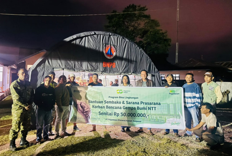Respons Cepat Gempa NTT, Pegadaian Salurkan Bantuan Tanggap Darurat Melalui Program Pegadaian Peduli
