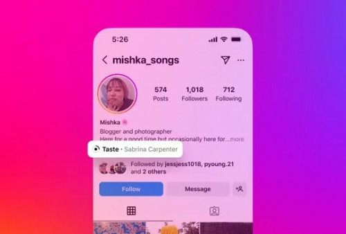 Instagram Luncurkan Fitur Tambahkan Lagu di Profil, Begini Caranya