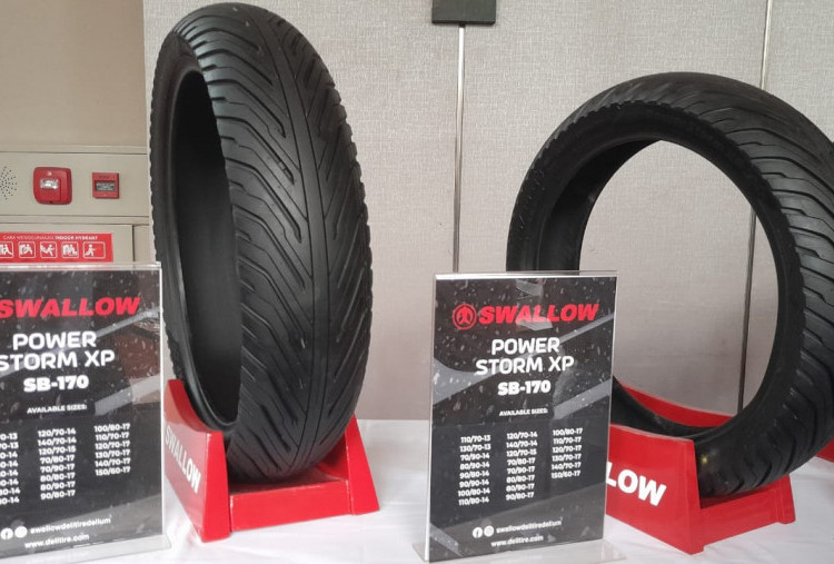 Swallow Power Storm XP Debut di IMOS 2025, Ban Tangguh di Segala Kondisi Jalan