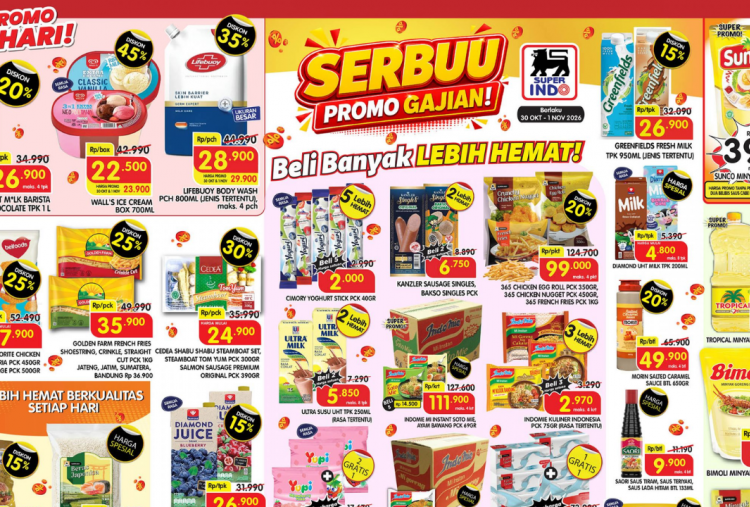 Katalog Promo JSM Superindo Terbaru 30 Oktober-1 November 2026, Diskon Minyak Goreng Sunco Rp39.900