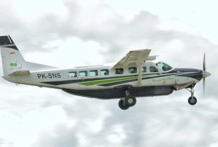 Alami Gangguan Mesin, Pesawat Smart Air PK-SNS Mendarat Darurat di Pantai Bandara Nabire
