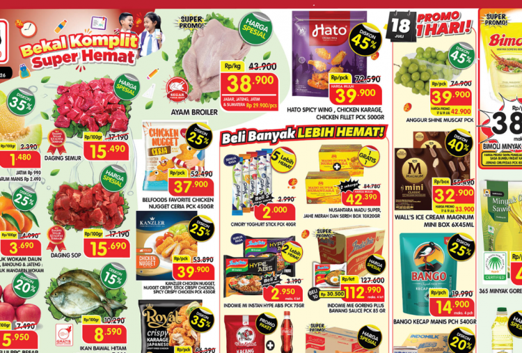 Promo JSM Superindo Terbaru Minggu Ini 17-19 Juli 2026, Beli Minyak Bimoli 2L Rp38 Ribuan