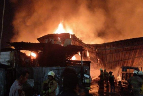 Imbas Kebakaran Besar, 132 Ekor Kambing Hangus Dilalap si 'Jago Merah' di Jakarta Timur