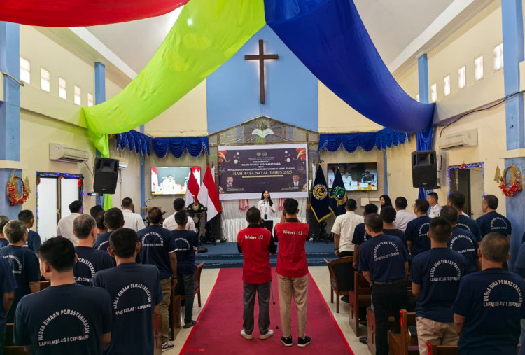 Natal 2025, Lebih dari 16 Ribu Warga Binaan di Seluruh indonesia Terima Remisi