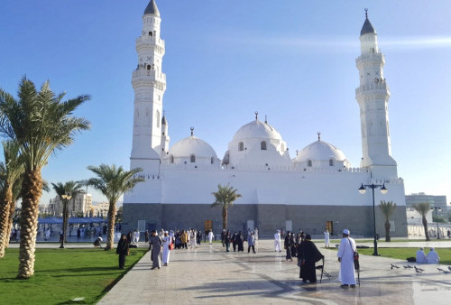 Laporan Haji 2024 (8): Mencari Pahala Setara Umrah di Masjid Quba