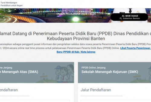 Pendaftaran PPDB Banten Masih Ada Waktu, Login Link Ini Segera 