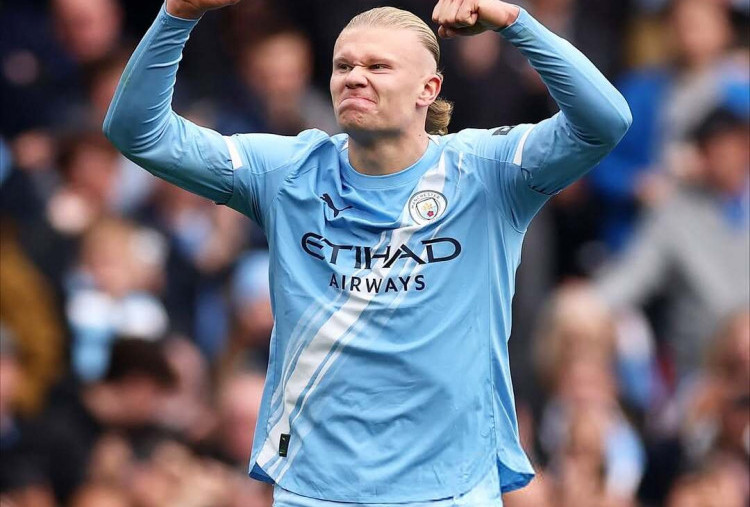 Man City vs Everton 2-0, Brace Haaland Bawa City ke Puncak Sementara