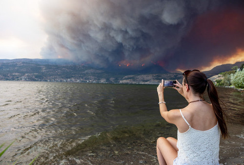 Kebakaran Hutan Dahsyat Melanda Kanada, Puluhan Ribu Warga Terancam