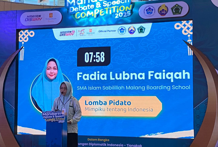 Belajar Mandarin Sejak Kelas 10, Nafa Susun Sendiri Naskah Pidatonya, Paparkan 3 Kunci Utama Indonesia Bisa Maju