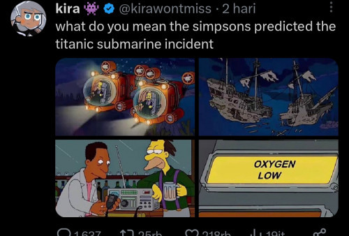 Konspirasi Kartun The Simpsons di Tenggelamnya Kapal Selam Titan