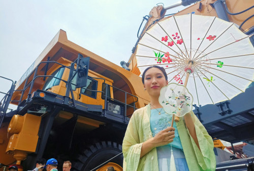 Pameran Mining Indonesia 2023  berlangsung pada 13-16 September 2023 di JIEXPO Kemayoran Jakarta. (Raka Denny/Harian Disway)