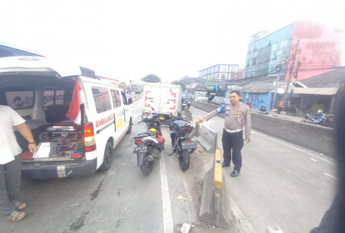 Kecelakaan Beruntun di Flyover Pesing, 1 Pengendara Luka-luka