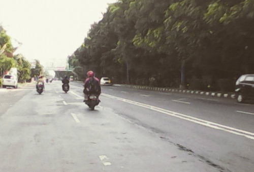 Jalan Demak - Semarang Ada Peninggian Jalan, Jalur Pantura Dialihkan