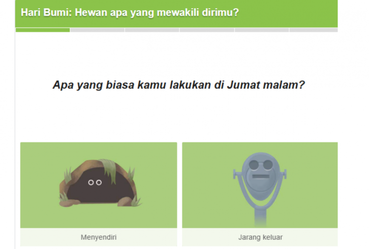 Kuis Hari Bumi 2026 Lengkap Cara Bermain di Google, Tes Kepribadian Tingkatkan Kesadaran Lingkungan