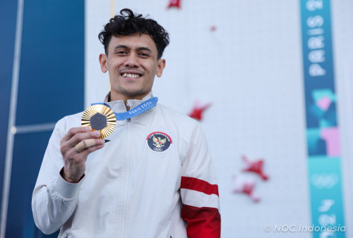 Berkat Veddriq Leonardo, Posisi Indonesia di Olimpiade Paris 2024 Melesat ke 50 Besar