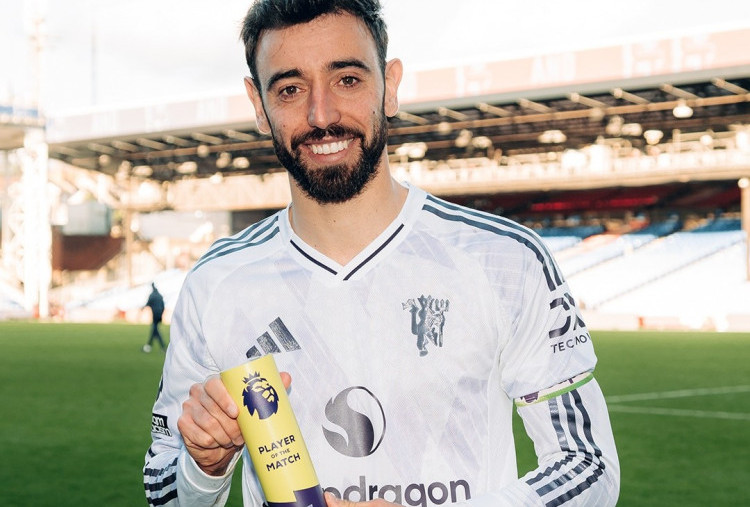 Rating Pemain Man Utd Usai Kalahkan Crystal Palace 1-2, Bruno Fernandes MotM