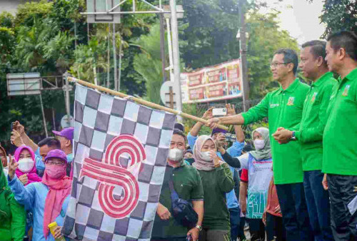 Jalan Sehat, Heru Ingin ASN DKI Jakarta Tetap Solid Berikan Pelayanan Publik