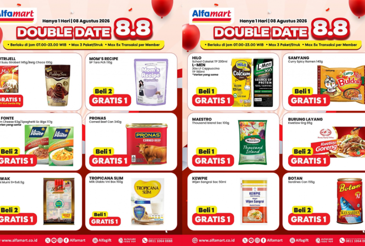 Promo Alfamart Terbaru 8.8 Agustus 2026 Hari ini, Pronas Corned Beef Beli 1 Gratis 1