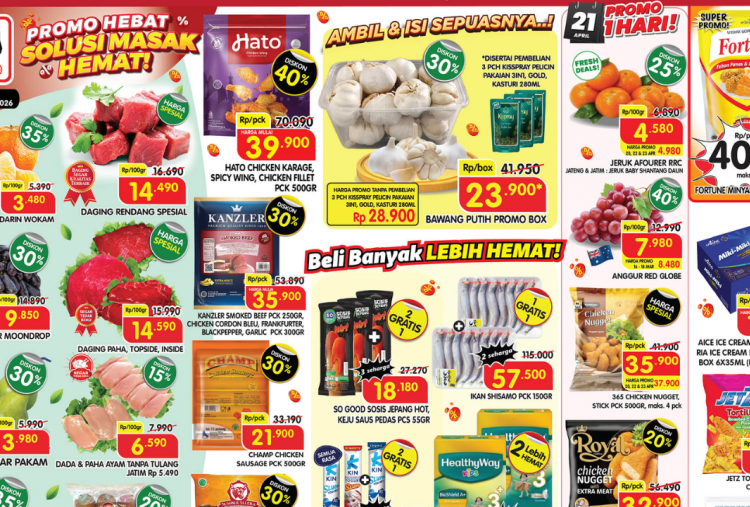 Promo Superindo Terbaru 20-23 April 2026 Spesial Hari Kartini, Ikan Shishamo Beli 1 Gratis 1