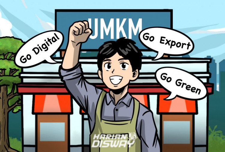 Menata Masa Depan UMKM Melalui Go Digital, Go Export, dan Go Green